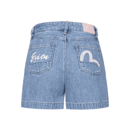 SEAGULL AND LOGO PRINT FASHION FIT DENIM SHORTS-min (1)