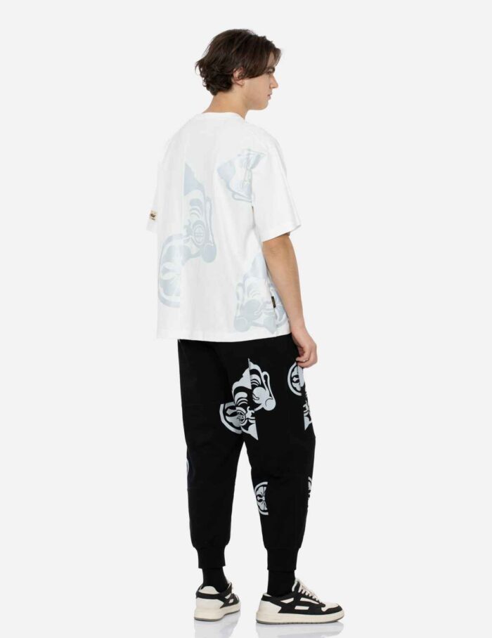 Godhead and Kamon Print Loose Fit Sweatpants 1 (1)