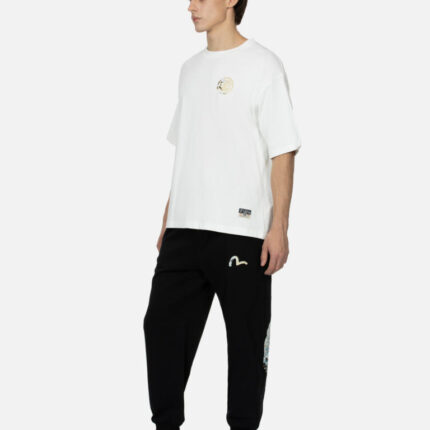 Kamon and The Great Wave Daicock Print Relax Fit Sweatpants1