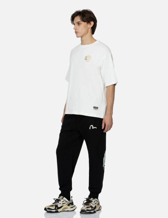 Kamon and The Great Wave Daicock Print Relax Fit Sweatpants1